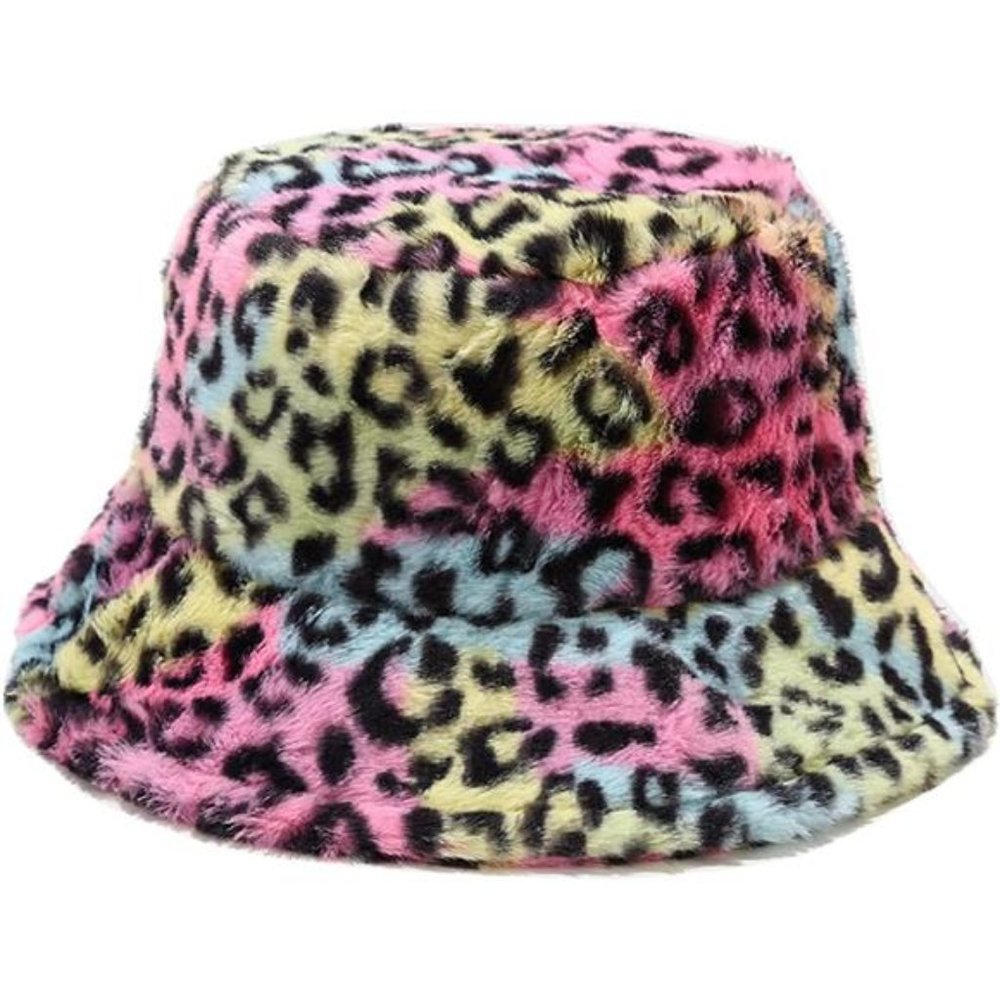 Women's Winter Faux Fur Fuzzy Warm Bucket Hat